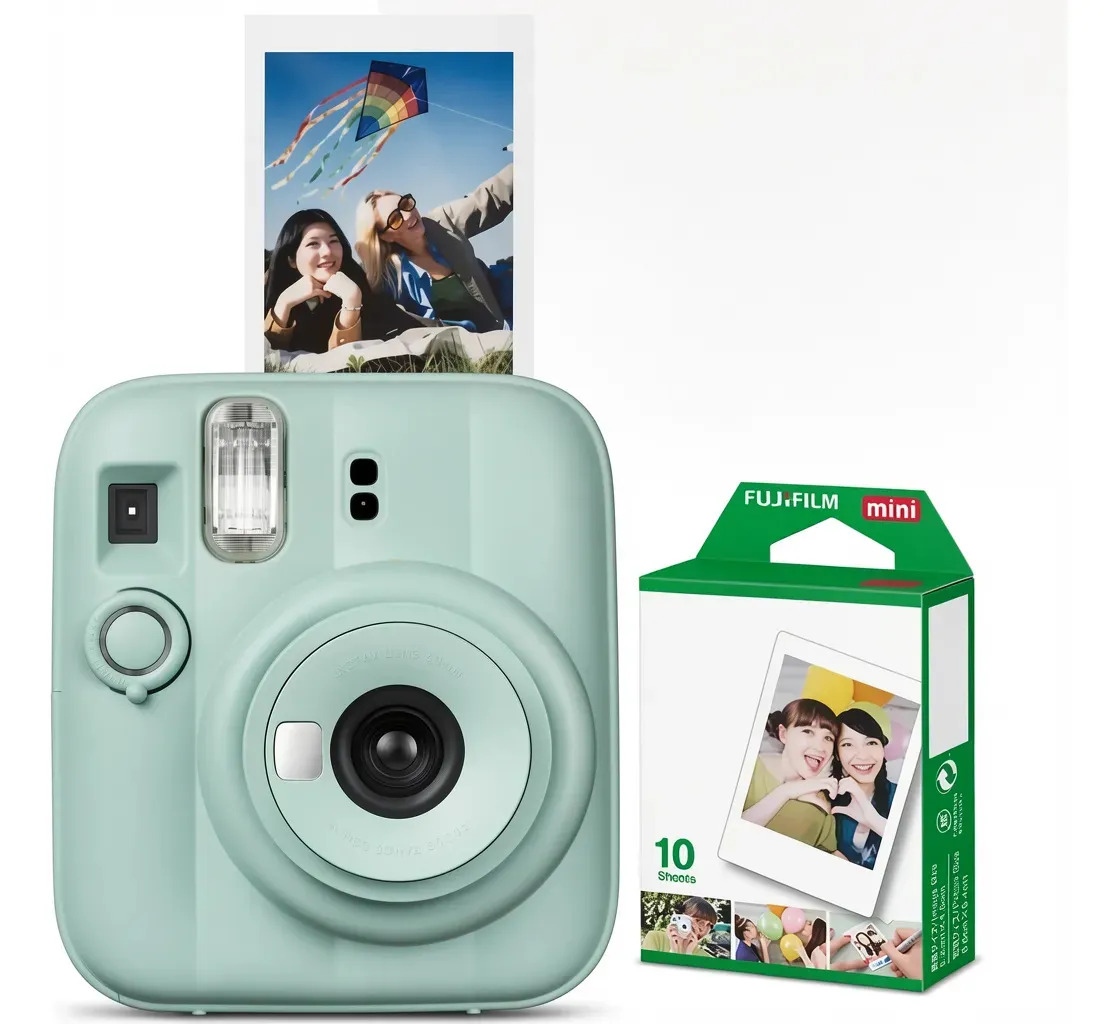 Câmera Instax Mini 13+ Filme 10 Poses Cor Verde