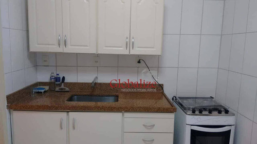 Apartamento Com 3 Dormitórios À Venda, 68 M² Por R$ 415.000 - Embaré - Santos/sp - Ap0338