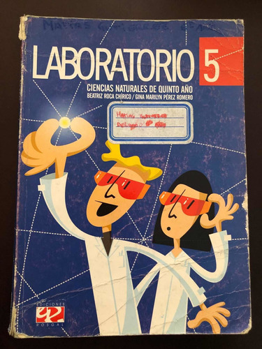 Libro Laboratorio 5 - Ciencias Naturales - Muy Buen Estado