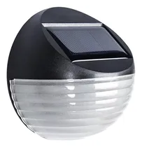 Comprar Foco Solar Led Pared Redondo Escaleras Aplique Fotocelula