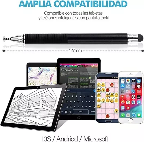 Lapiz Óptico Para Tablet Y Celula Táctil Dibujo Stylus Doble