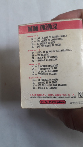 Cuento Bolsillo * 101 Dalmatas * Bruguera 1969 Mini Infancia (Usado)