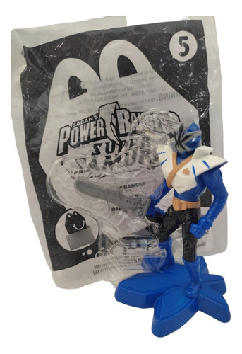 Power Ranger Azul Power Rangers Samurai Mcdonalds