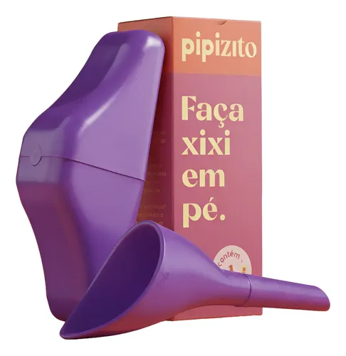 Pipizito Funil Urinário Reutilizável Cor Lilás | Parcelamento sem