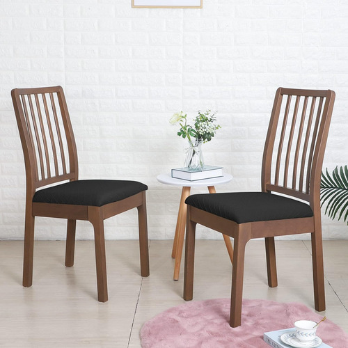 Juego De 4 Fundas Elásticas De Jacquard Para Asiento De Come