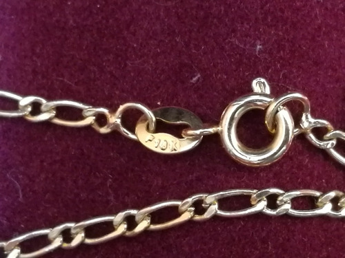 Imagen 7 de 9 de Cadena Baño De Oro 10k Con Virgen Prenda Collar