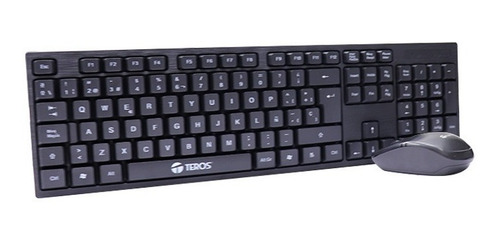 Imagen 1 de 1 de Kit Inalámbrico Teclado + Mouse Teros Te4031, 2.4ghz