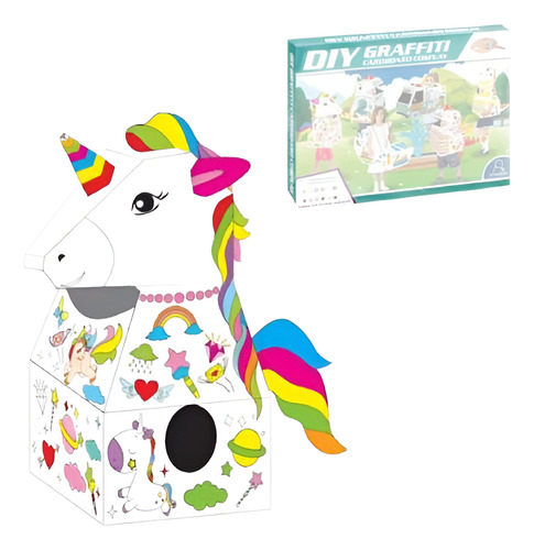 Carton De Unicornio Para Coloriar