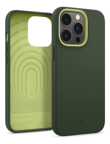 Funda Caseology Nano Pop Silicone Para iPhone 13 Pro - Verde
