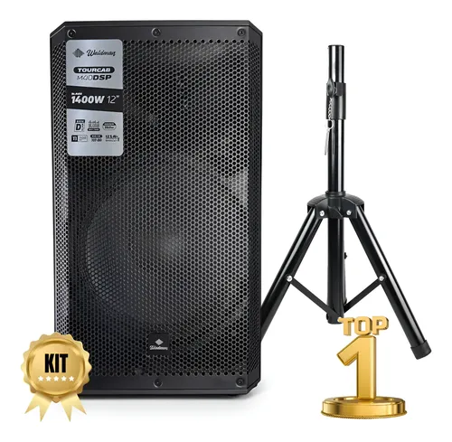 Caixa Ativa Waldman Tourcab Tc 1400 12 Pol 1400w + Tripé | Frete