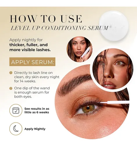 Lilly Lashes Serum Acondicionador Para Pestañas Level Up