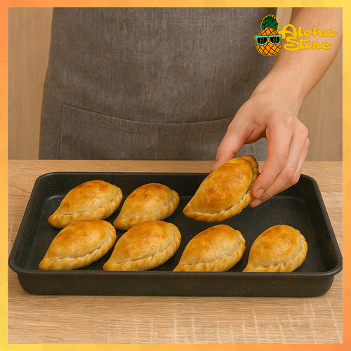 Bandeja Para Horno Fuente Placa Acero Antiadherente Cocina Gris Oscuro