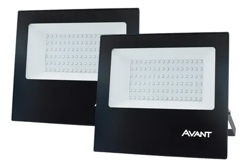 Refletor LED 1000w Vagalumi Branco Frio 6500k Externo Ip66 Bivolt 127/220v Preto - Miniatura 6