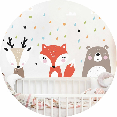 Vinilos Decorativos Para Pared Infantiles Animales Nordicos