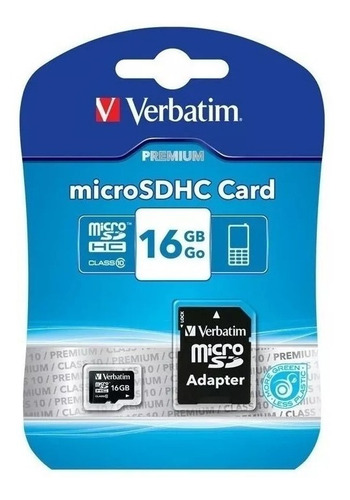 Imagen 4 de 4 de Verbatim Premium 44082 16 GB (Incluye: Incluye adaptador SD)