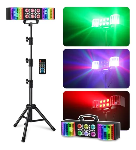Luces De Dj Rgbw Led Derby Par Con Control Remoto Para Fiest