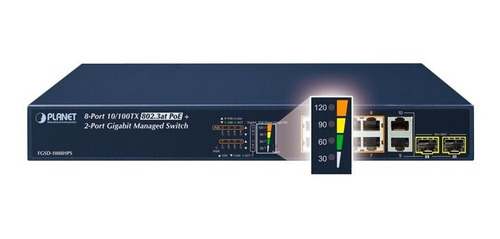 Imagen 6 de 8 de Planet Fgsd-1008hps Switch Web Smart Poe