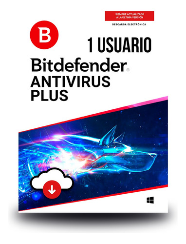 Bitdefender Antivirus Plus 1 Usuario, 1 Año