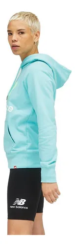 Hoodie New Balance Essentials Para Mujer-azul