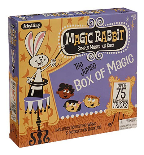 Schylling Magic Rabbit Jumbo Box Of Magic Tricks Set