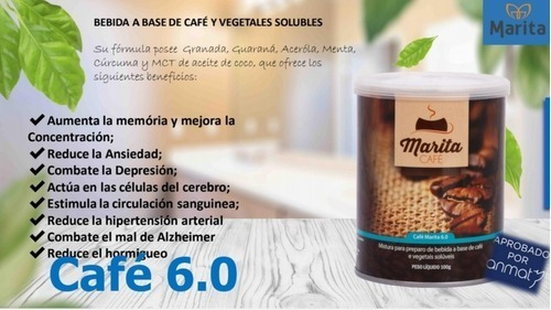 Cafe 6.0 Memoria Ansiedad Depresión Circulación Diurético