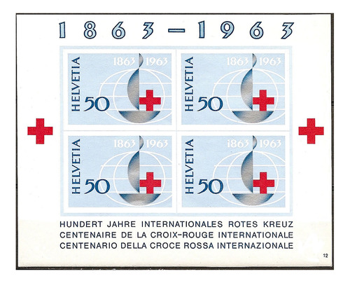 Suiza Bloque Yvert Nº19 Marca $$ Mint Block