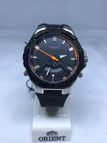 Relógio Orient Masculino Prata E Preto Mbspa030 P1px