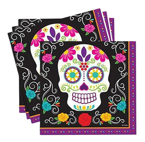 Servilletas Papel Para Decoración Con Diseño Catrina