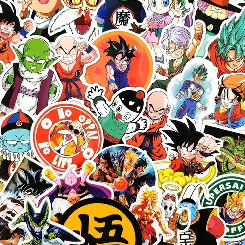 Dragon Ball - Set De 50 Stickers / Calcomanias
