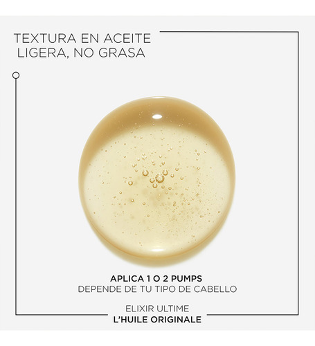 Aceite Capilar Elixir Ultime Lhuile Originale 30ml