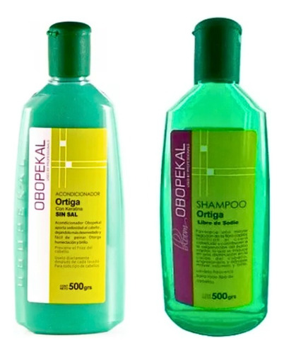 Shampoo Y Balsamo Ortiga Sin Sal 500ml