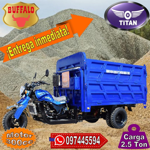 Triciclo Volcadora Granelera Titan Buffalo 0 Km