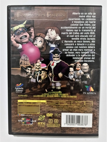 Piratas Del Pacifico Dvd (Usado)