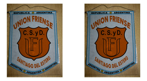 Banderin Grande 40cm Union Friense Frias Santiago