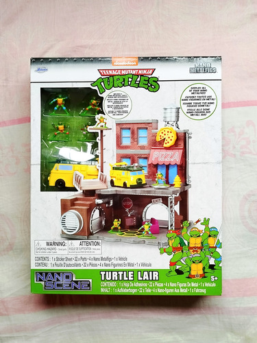 Turtle Lair Nano Scene Jada Toys Mini Figuras De Metal