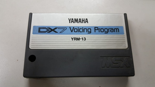 Cartuchos Msx Musical Yamaha Original Dx7 Voicing Program
