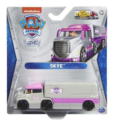 Paw Patrol Mini Camión Big Truck Pups True Metal Skye 1/55 