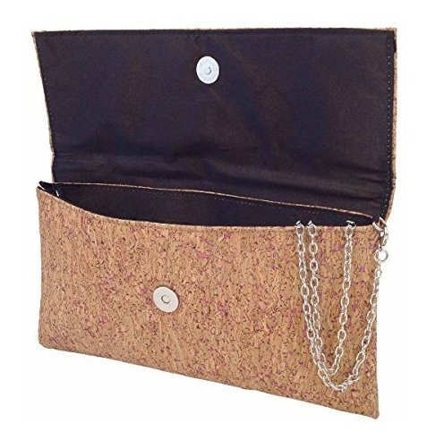 Clutch Corcho Metálico Jnb