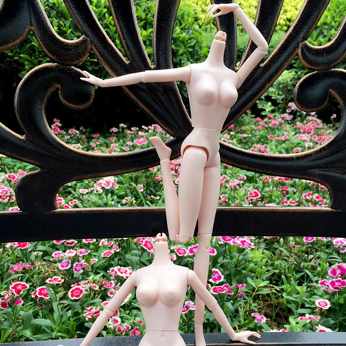 Muñeca Bjd Flexible Modelo De Cuerpo Desnudo Chica Mujer Con