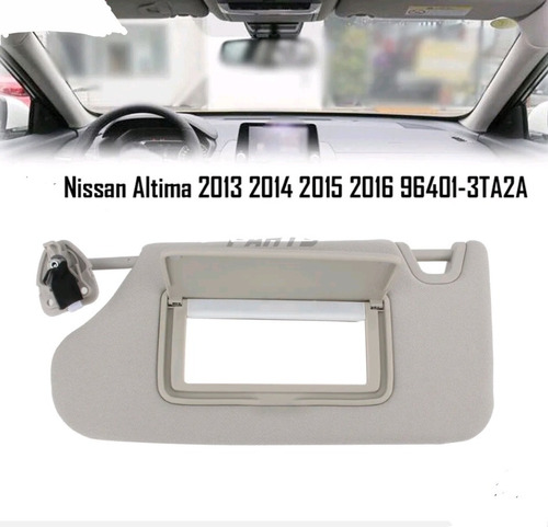 Visor Izquierdo Conductor Con Luz Nissan Altima 2013 A 2018