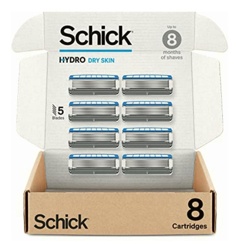 Schick Hydro Sense Hydrate Mens Razor Blade Refill With Skin
