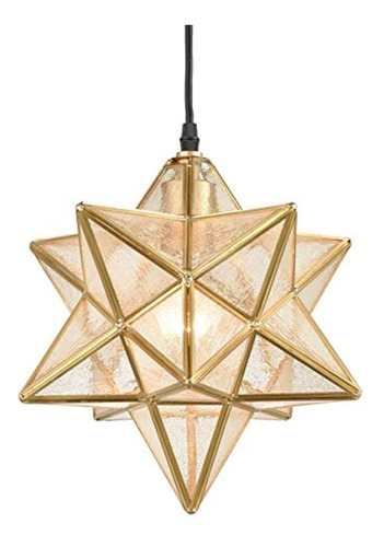 Dazhuan - Lámpara De Techo De Latón, Forma De Estrella