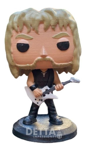 Figura De James Hetfield Impresa En 3d - Detta 3d