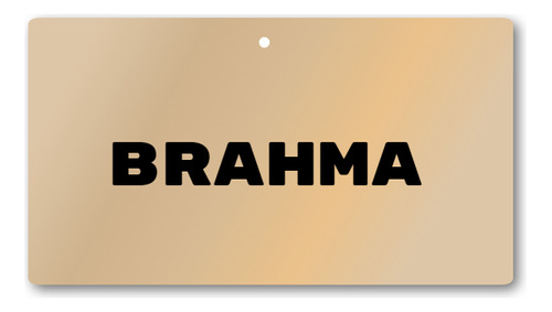 Placa Brahma Mdf Lembrança Com Furo Tamanho 12cmx7cm