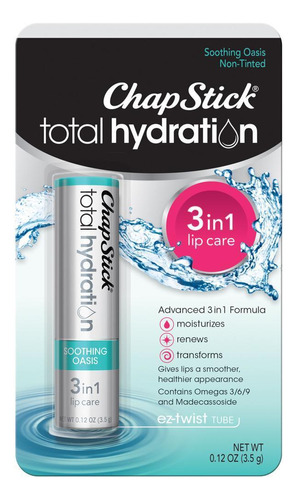 Bálsamo labial Chapstick Total Hydration Soothing Oasis Stick