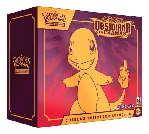 Pokémon Box Treinador Avançado Obsidiana Em Chamas - Copag