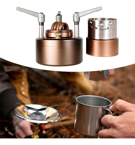 Quemador De Alcohol, Con Anillo Resistente Al Viento