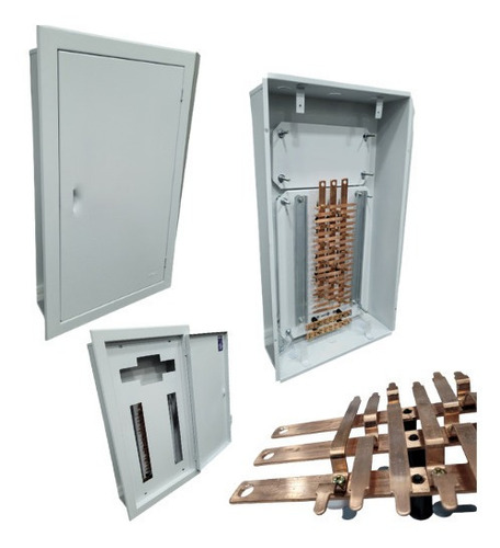 Quadro Trifásico 36c Disjuntor Din Barramento 150a Embutir