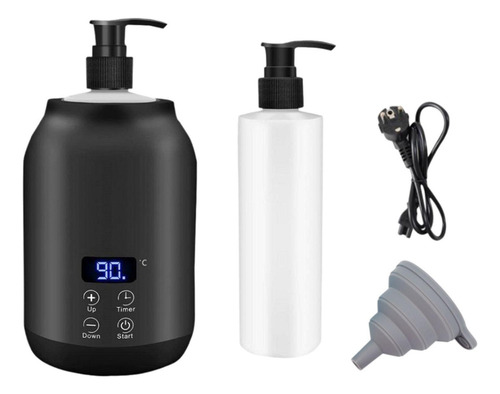 Aquecedor De Óleo De Garrafa Única Com Ajuste De Preto