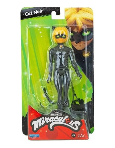 Muñeca Miraculous Figura Básica Cat Noir 13cm 50450 Srj